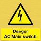 WE10058: Danger AC Main switch