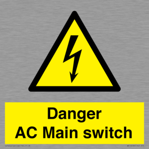 WE10058: Danger AC Main switch