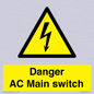 WE10058: Danger AC Main switch
