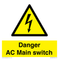 WE10058: Danger AC Main switch