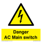 WE10058: Danger AC Main switch