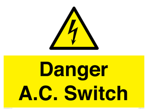 WE10062: Danger A.C. Switch