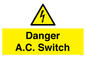 WE10062: Danger A.C. Switch