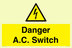 WE10062: Danger A.C. Switch