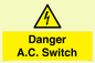 WE10062: Danger A.C. Switch