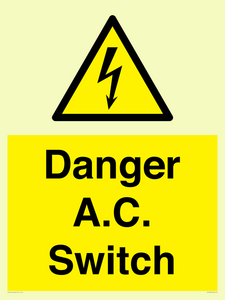 WE10062: Danger A.C. Switch