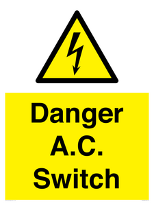 WE10062: Danger A.C. Switch