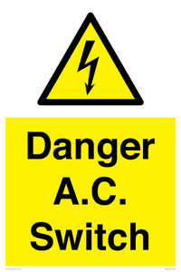 WE10062: Danger A.C. Switch