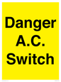 WE10062: Danger A.C. Switch
