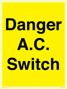 WE10062: Danger A.C. Switch