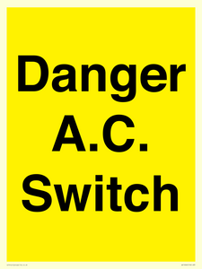 WE10062: Danger A.C. Switch