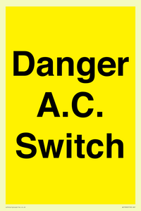 WE10062: Danger A.C. Switch