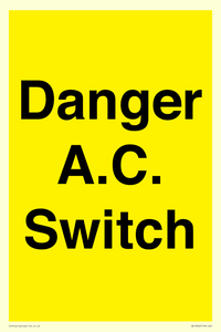 WE10062: Danger A.C. Switch