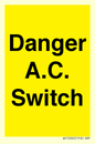 WE10062: Danger A.C. Switch