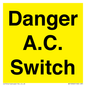 WE10062: Danger A.C. Switch