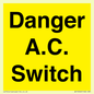 WE10062: Danger A.C. Switch