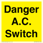 WE10062: Danger A.C. Switch