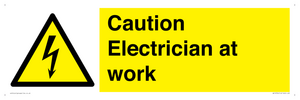 WE10704: Caution Electrician at work
