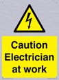 WE10704: Caution Electrician at work