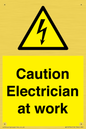 WE10704: Caution Electrician at work