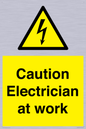 WE10704: Caution Electrician at work