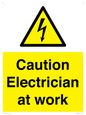 WE10704: Caution Electrician at work
