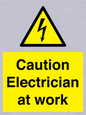WE10704: Caution Electrician at work