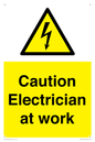 WE10704: Caution Electrician at work