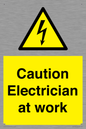 WE10704: Caution Electrician at work