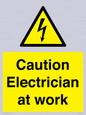 WE10704: Caution Electrician at work