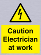 WE10704: Caution Electrician at work
