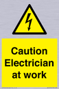 WE10704: Caution Electrician at work