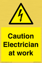 WE10704: Caution Electrician at work
