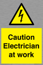 WE10704: Caution Electrician at work