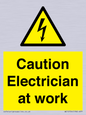 WE10704: Caution Electrician at work
