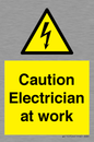 WE10704: Caution Electrician at work
