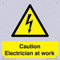 WE10704: Caution Electrician at work