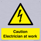 WE10704: Caution Electrician at work