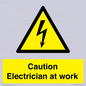 WE10704: Caution Electrician at work
