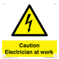 WE10704: Caution Electrician at work