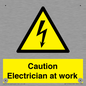 WE10704: Caution Electrician at work
