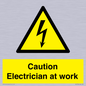 WE10704: Caution Electrician at work