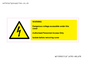 WE10982: Warning Dangerous Voltage under this cover