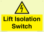 WE12125: Lift Isolation Switch