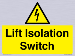 WE12125: Lift Isolation Switch