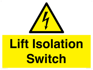 WE12125: Lift Isolation Switch