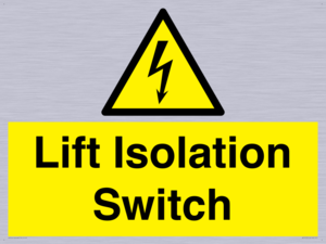 WE12125: Lift Isolation Switch
