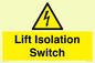 WE12125: Lift Isolation Switch