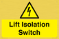 WE12125: Lift Isolation Switch