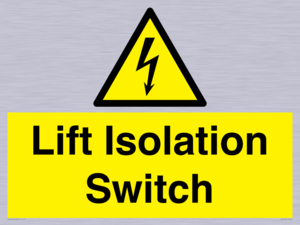 WE12125: Lift Isolation Switch